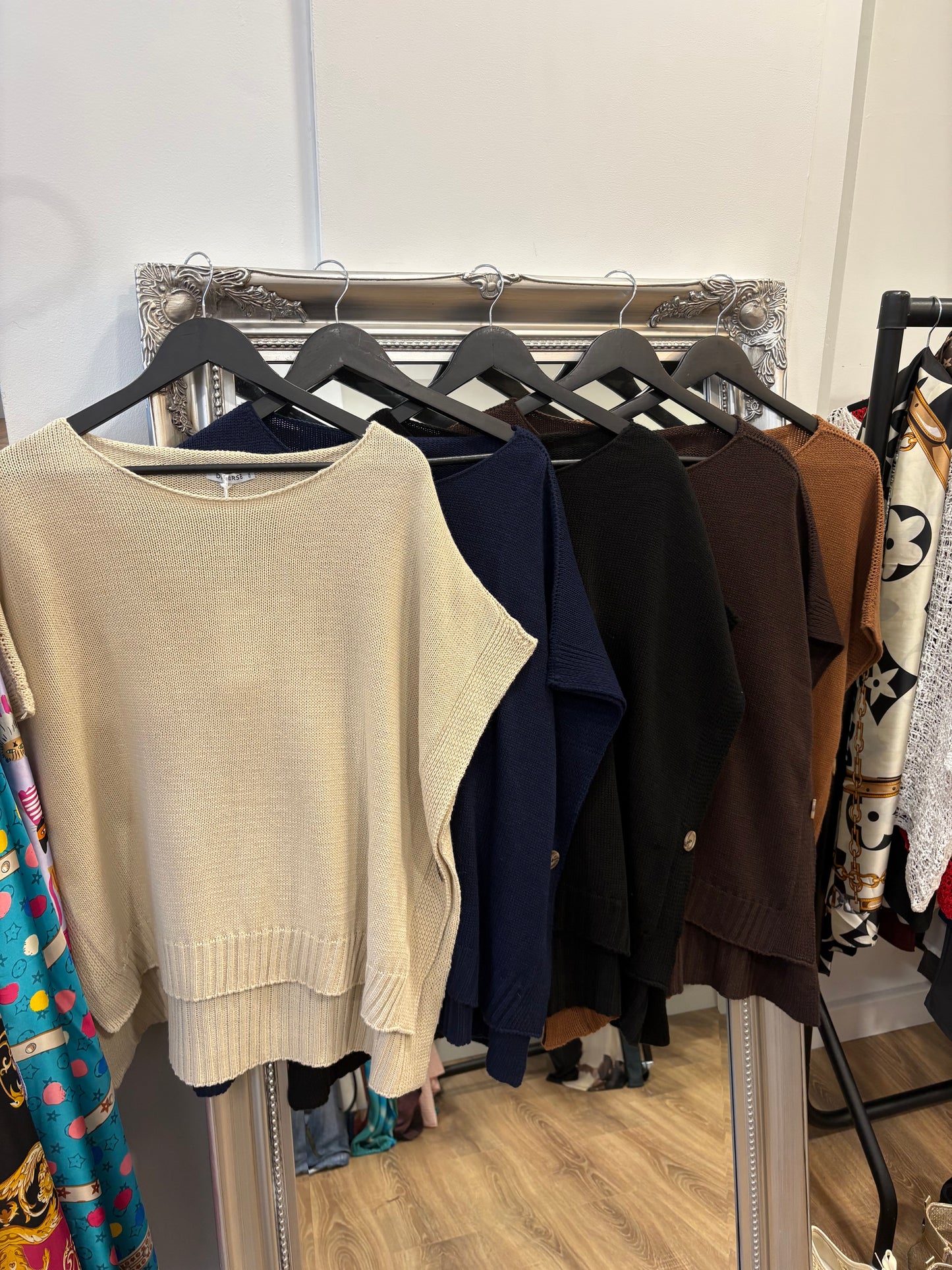 Button Side, Knitted Tank Top