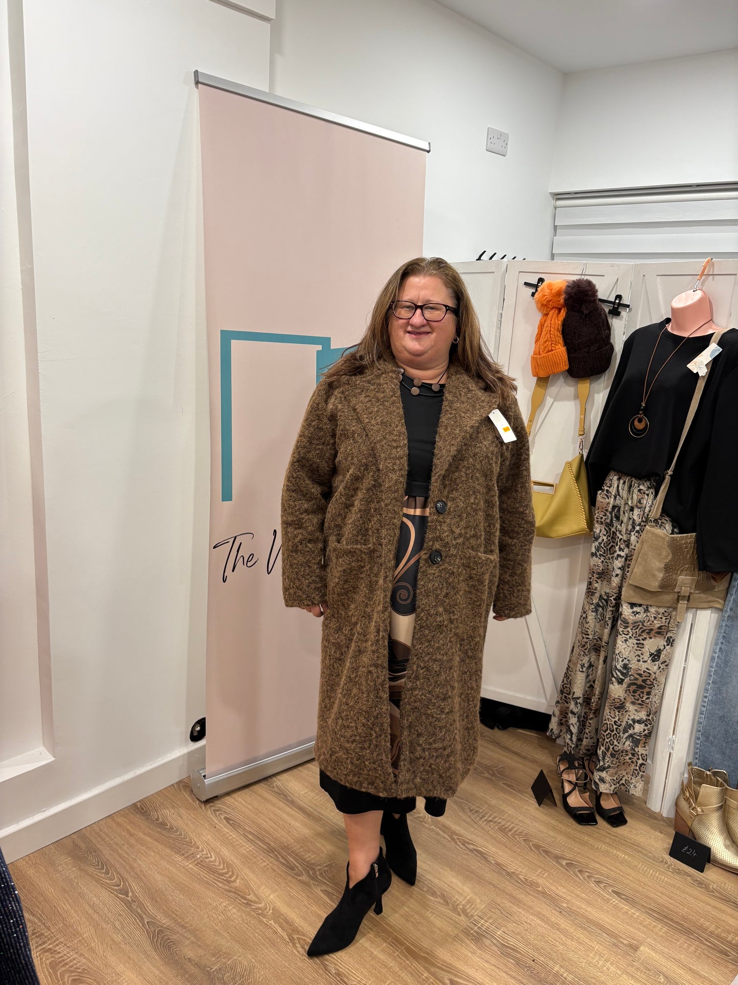 Single Breasted Fluffy Coat