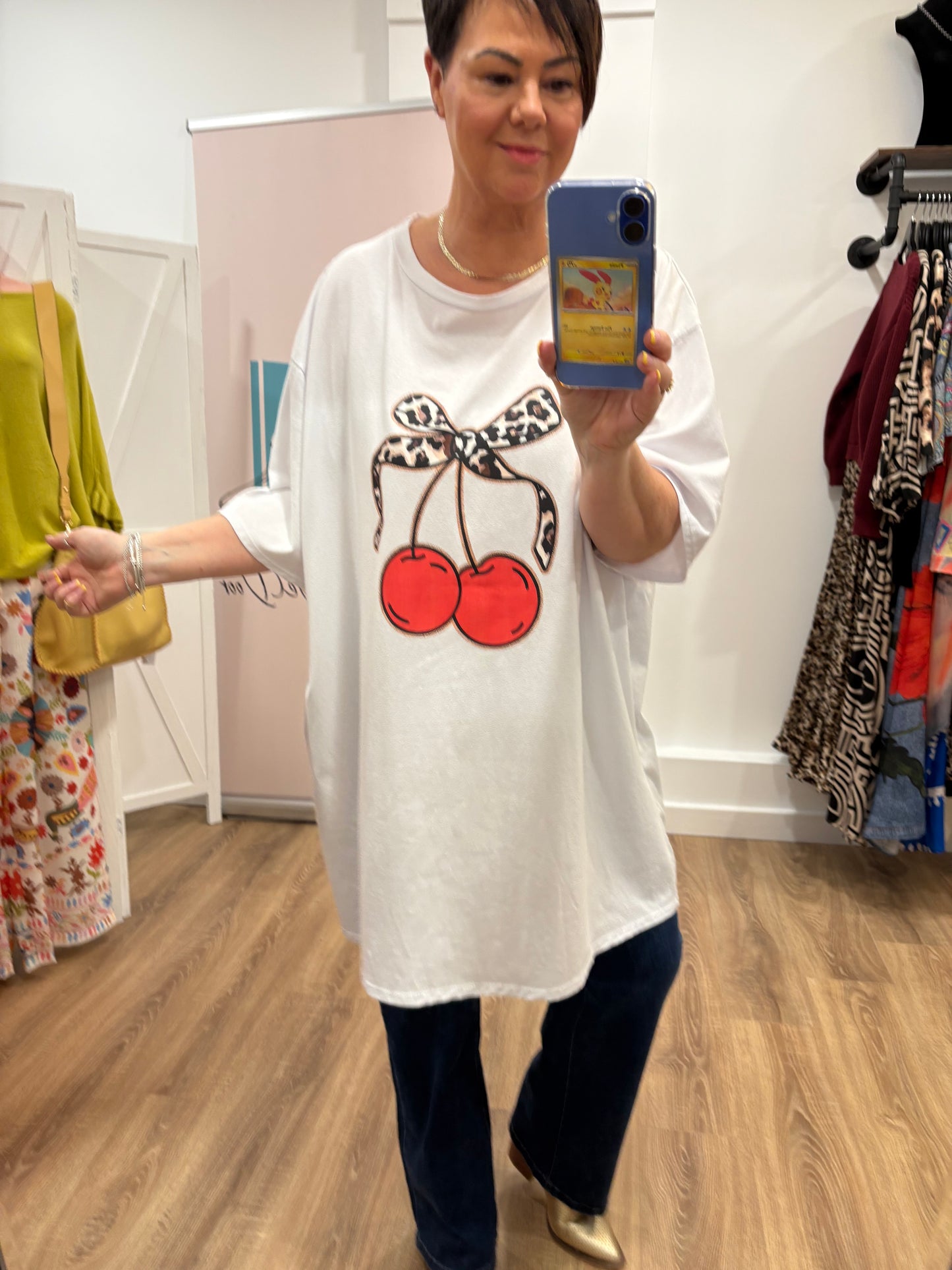 Cherry Oversized T-shirt.