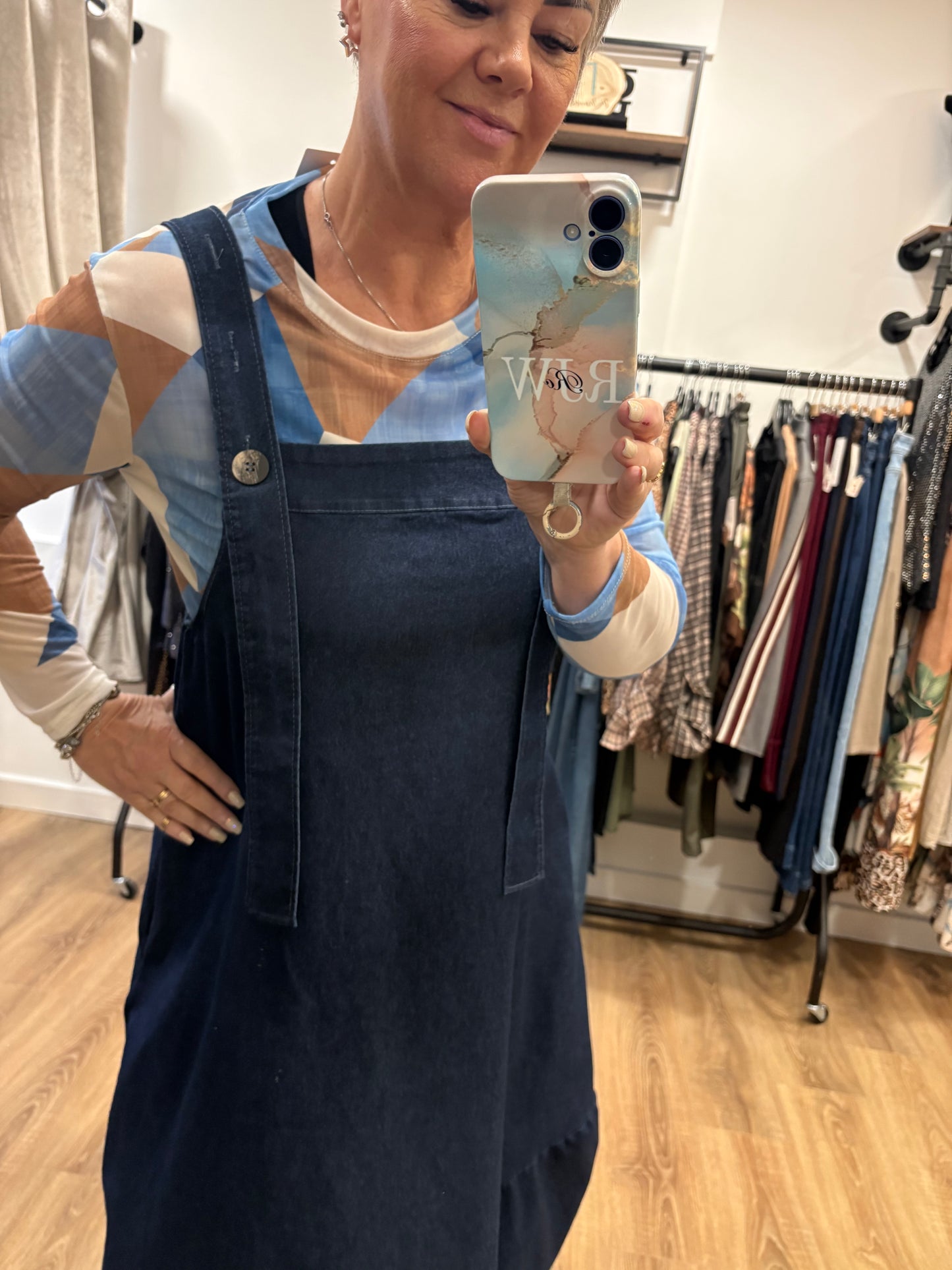 Dungaree Cocoon Dress