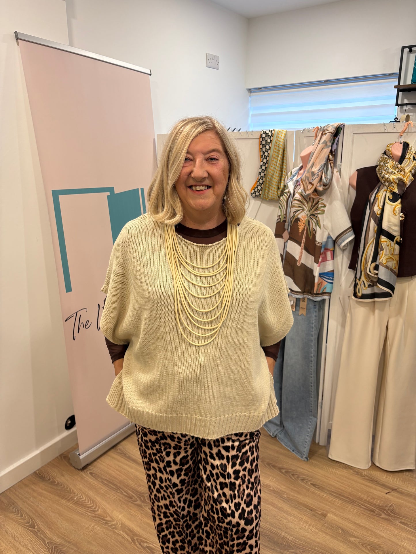 Button Side, Knitted Tank Top