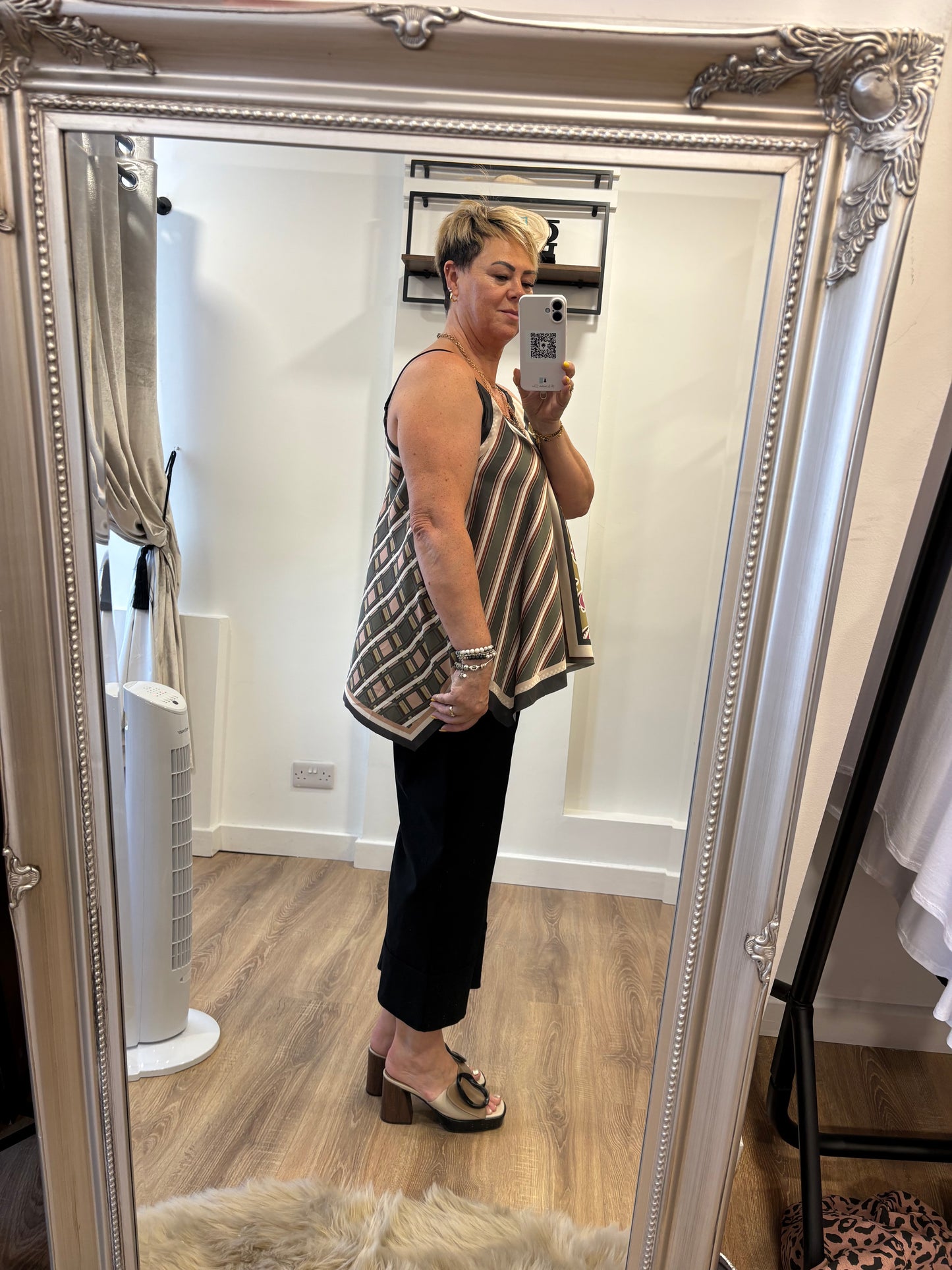 Scarf Print Cami Top