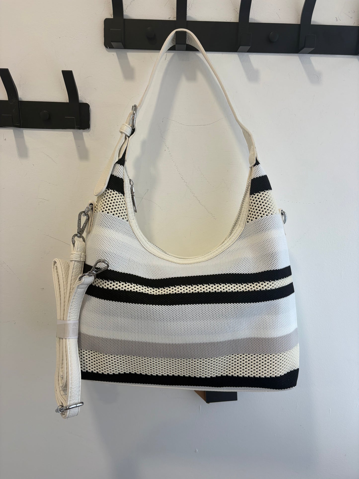 Stripe Shoulder Bag