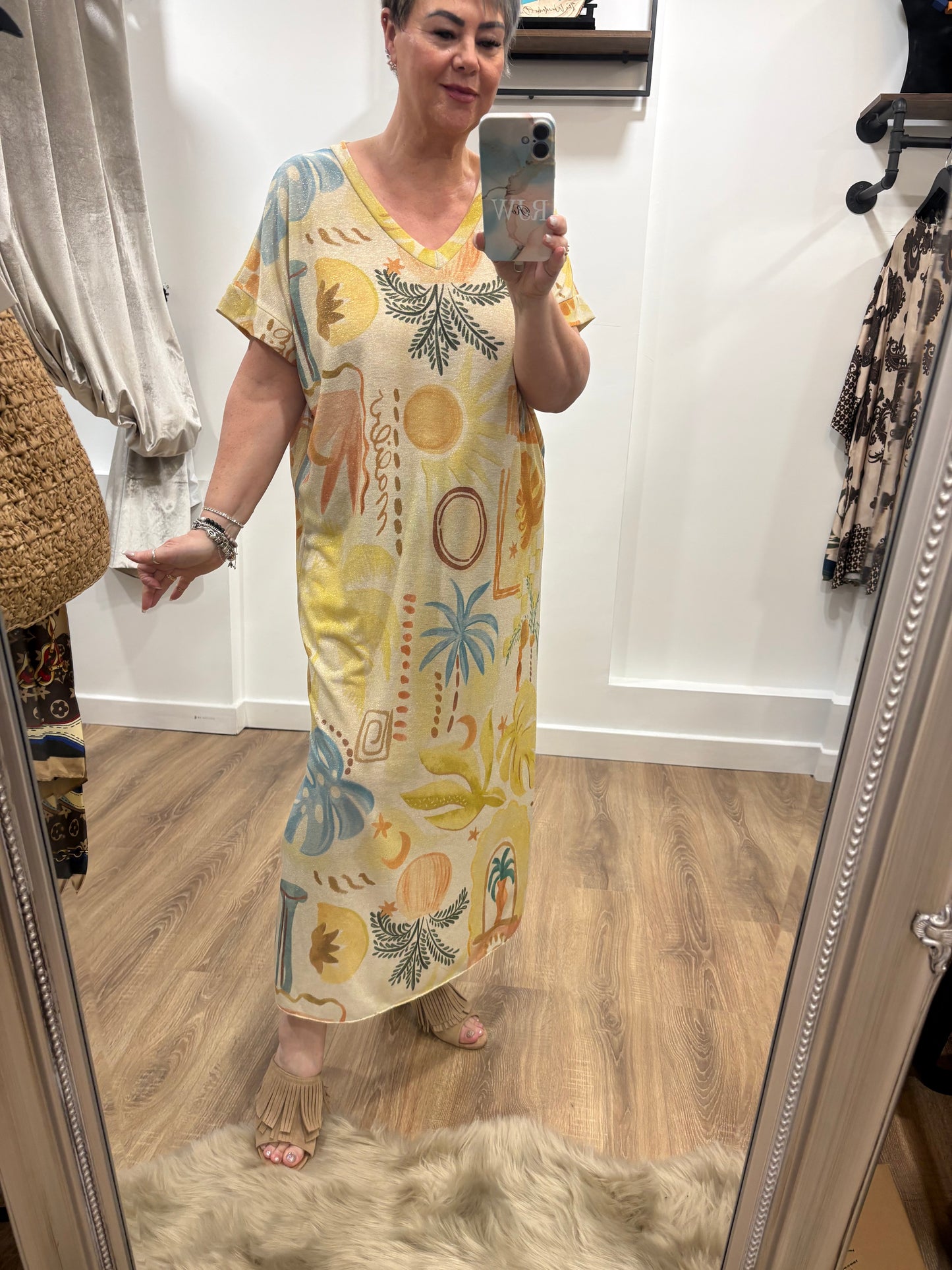 Shimmer Design Dress