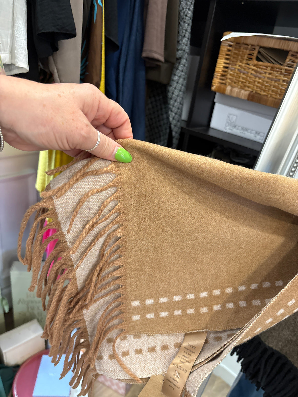Supersoft, thick, wool blend Scarves.