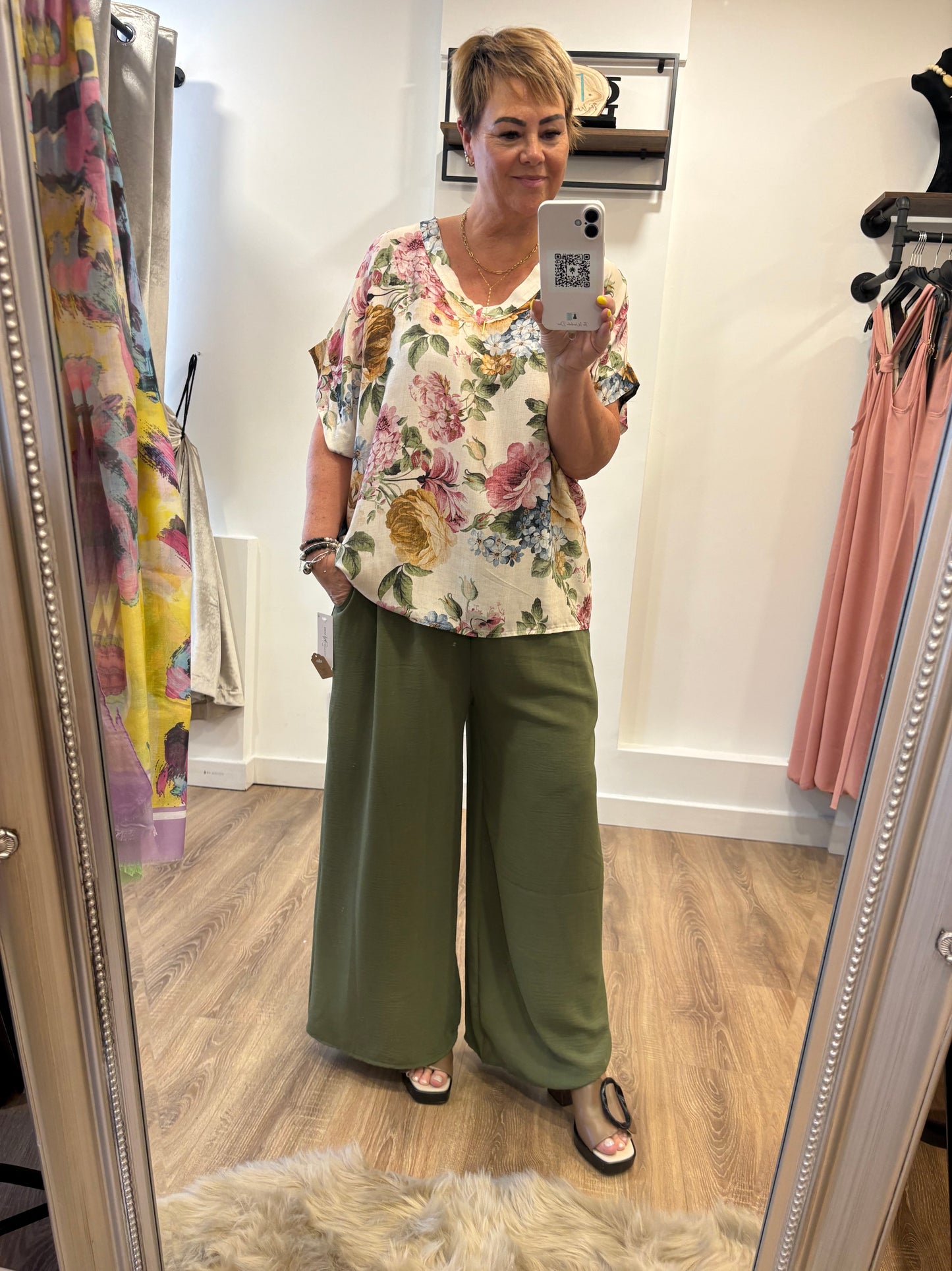 V Neck Design Blouse