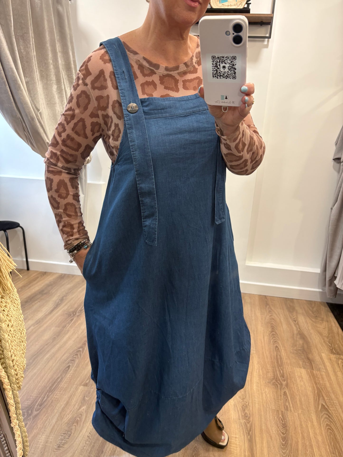 Dungaree Cocoon Dress