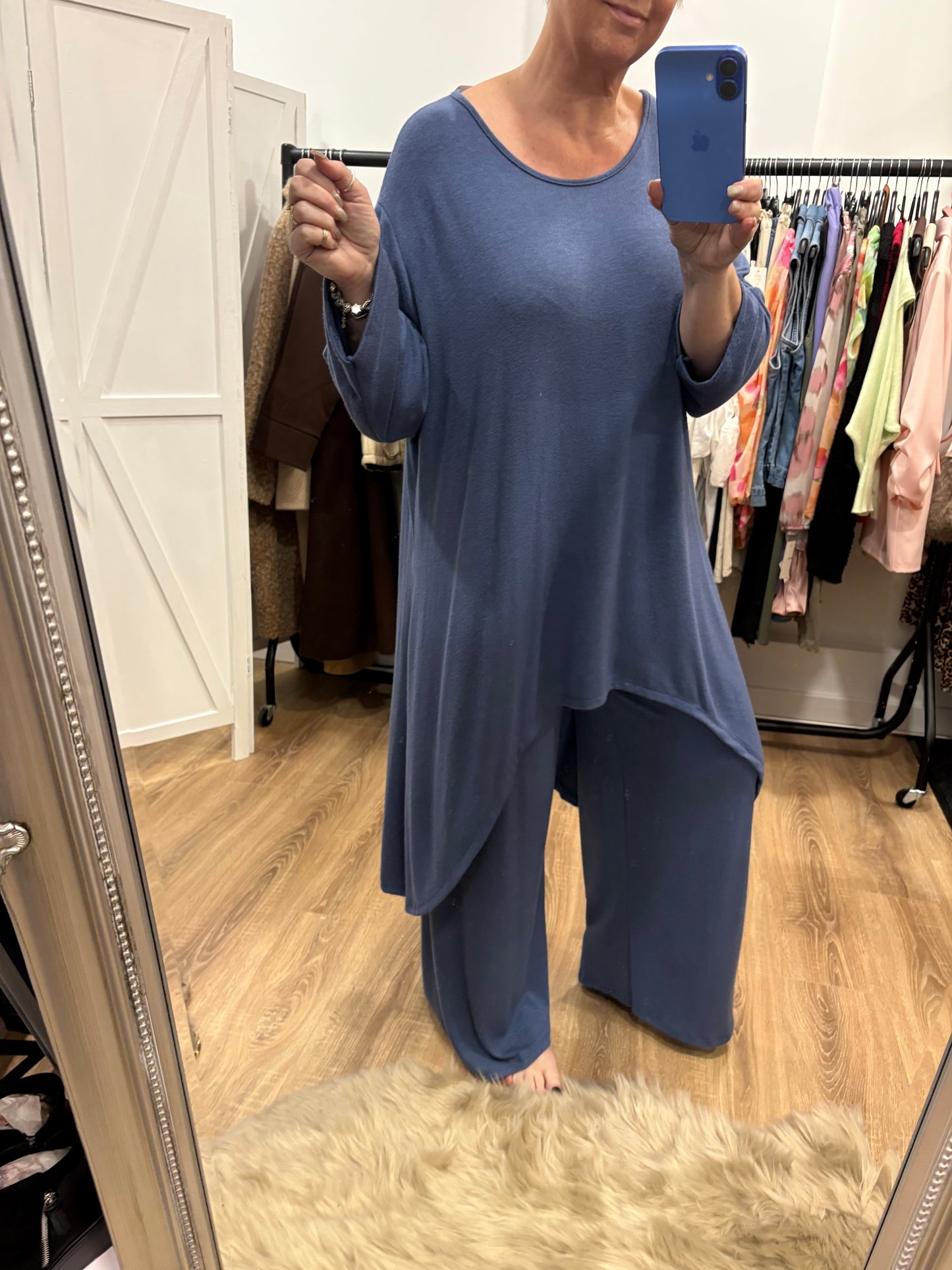 Wide Leg Loungewear Set