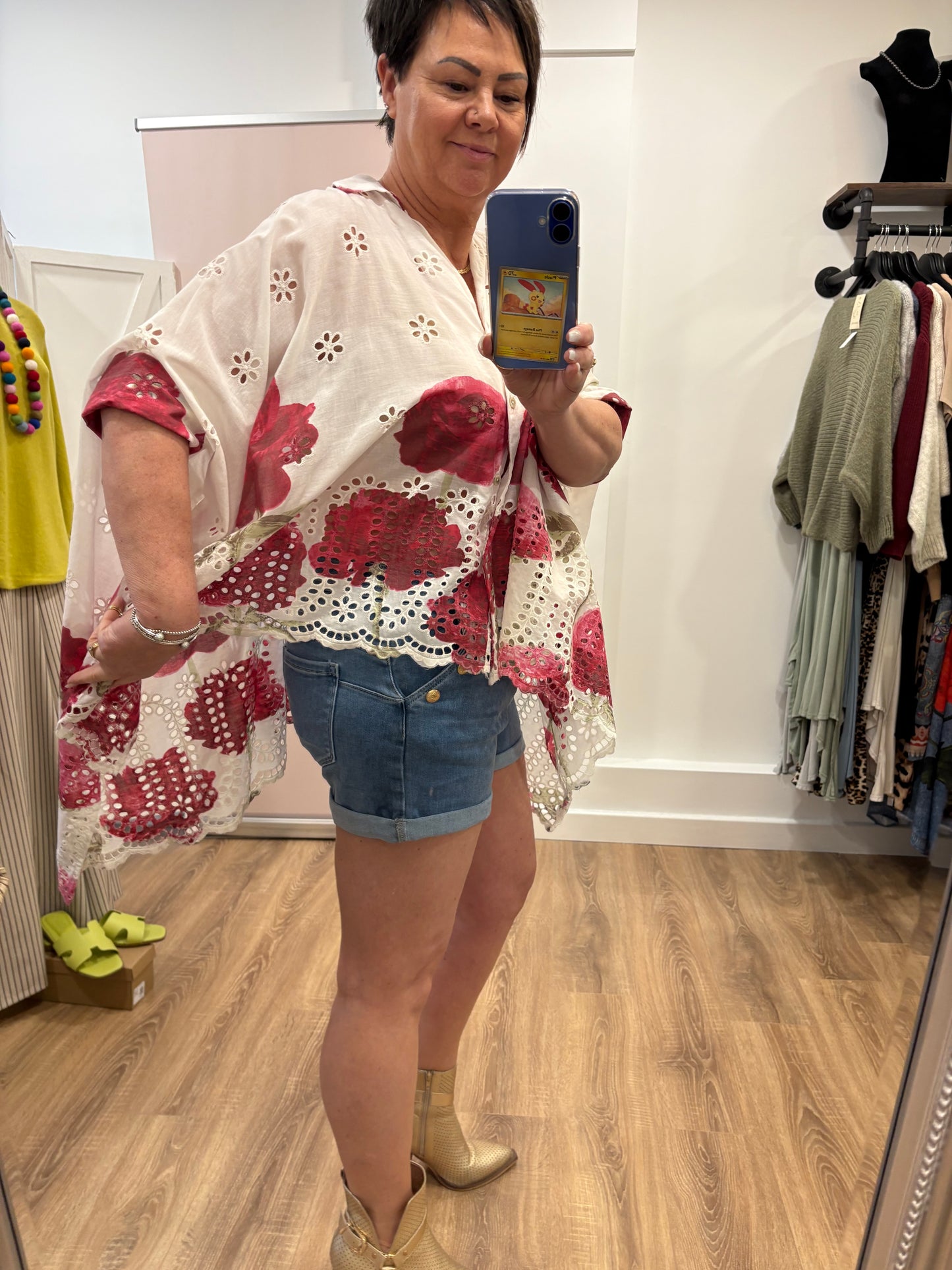 Push up Stretch Denim Shorts