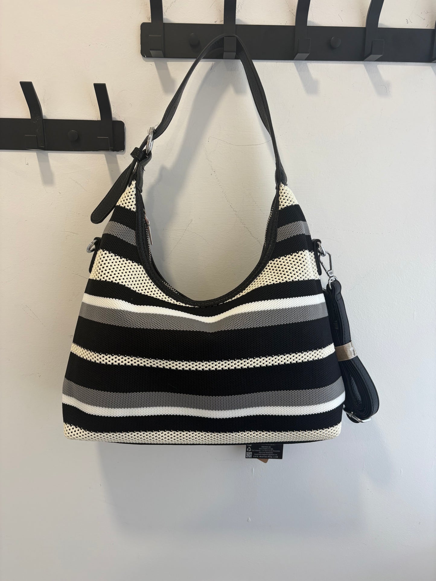 Stripe Shoulder Bag