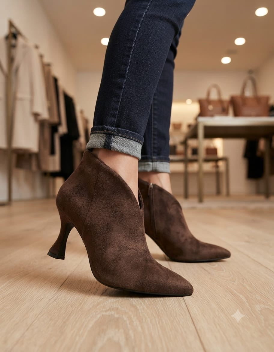 Suede Shoe Boots