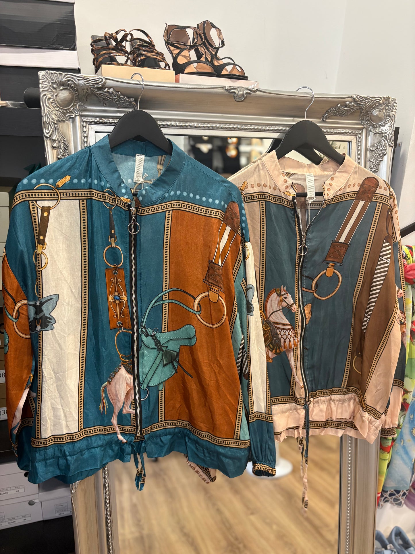 Lightweight Equestrian Bomber Jacket