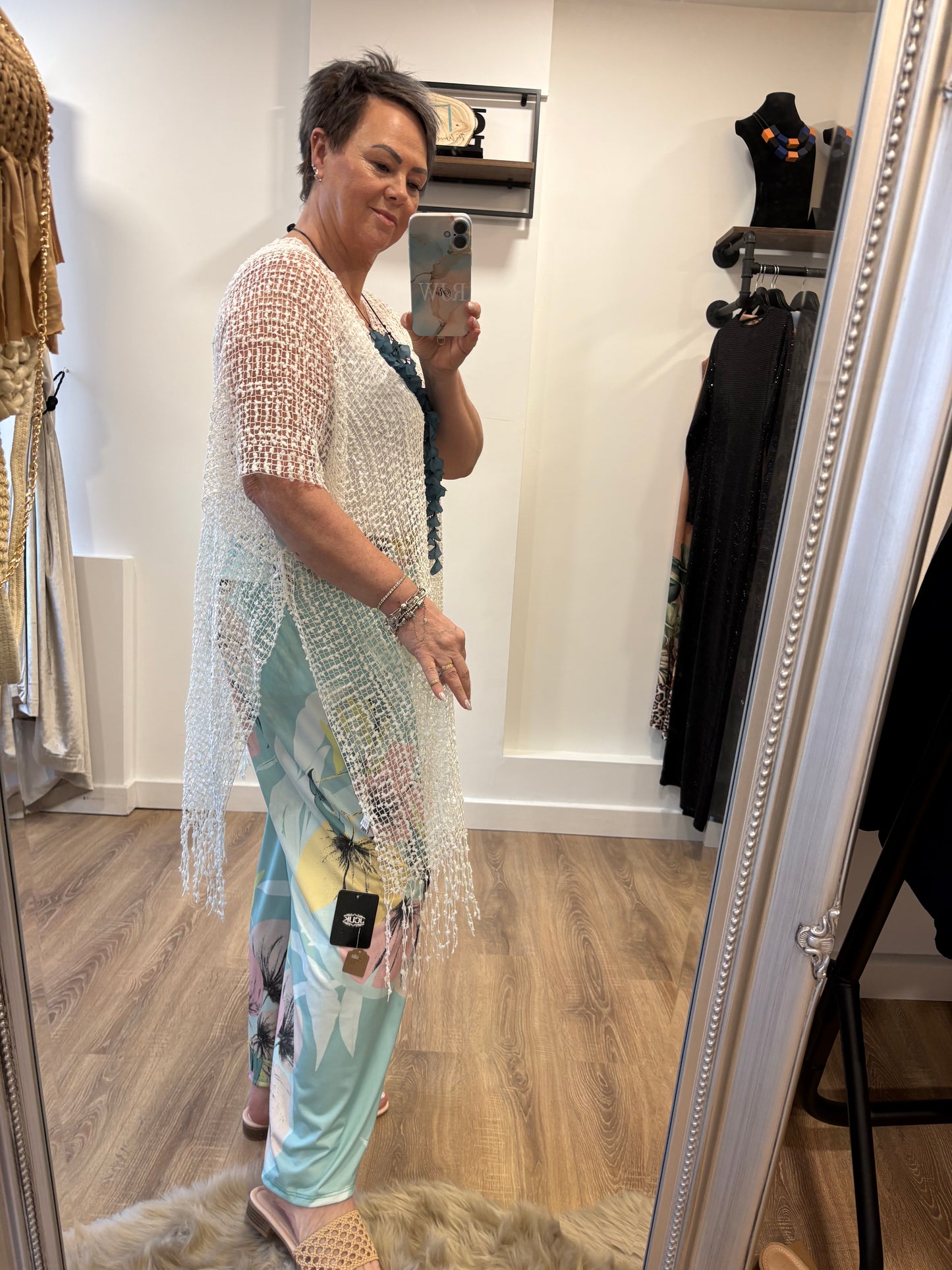 Longline Crochet Tunic