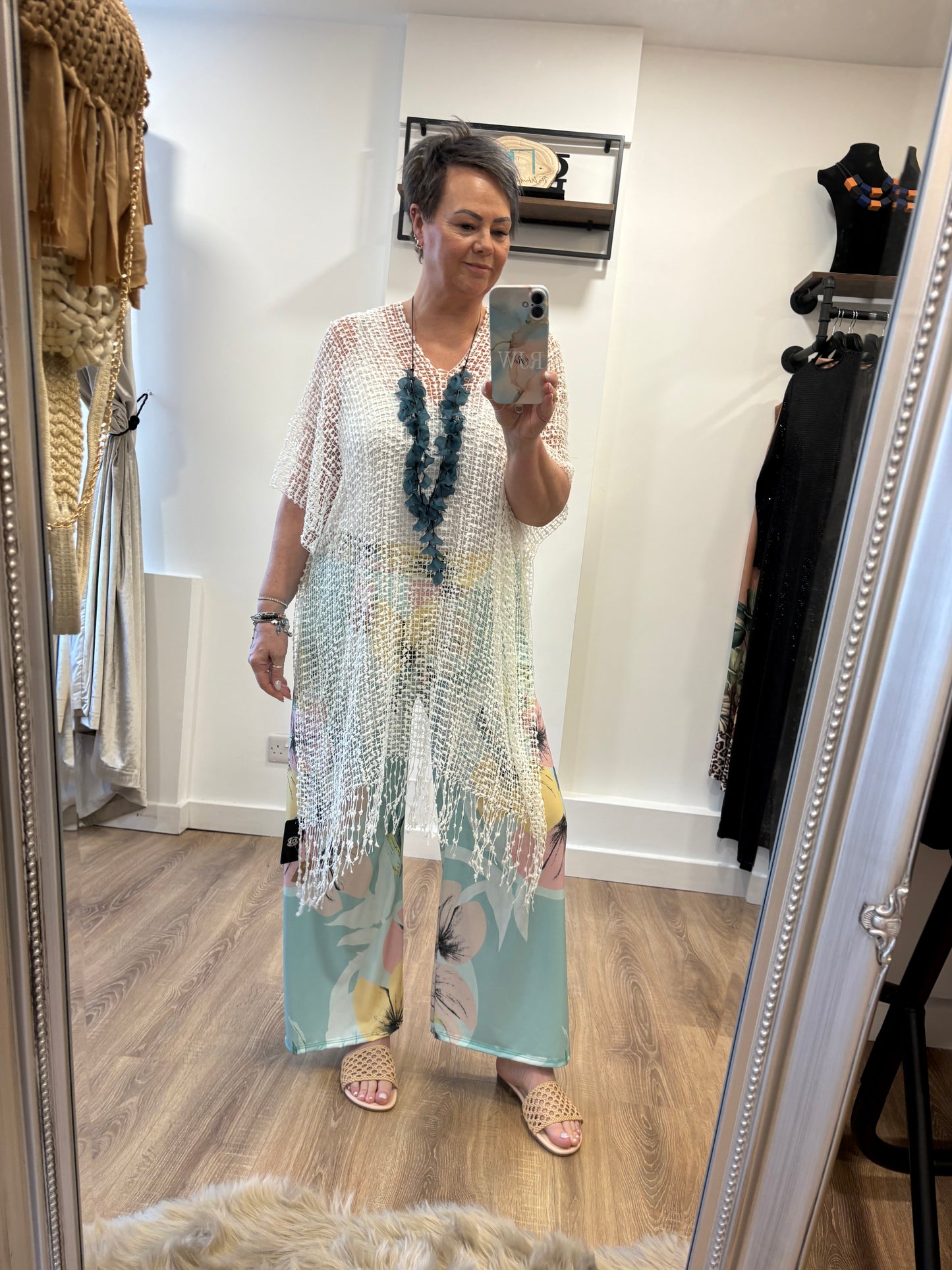 Longline Crochet Tunic