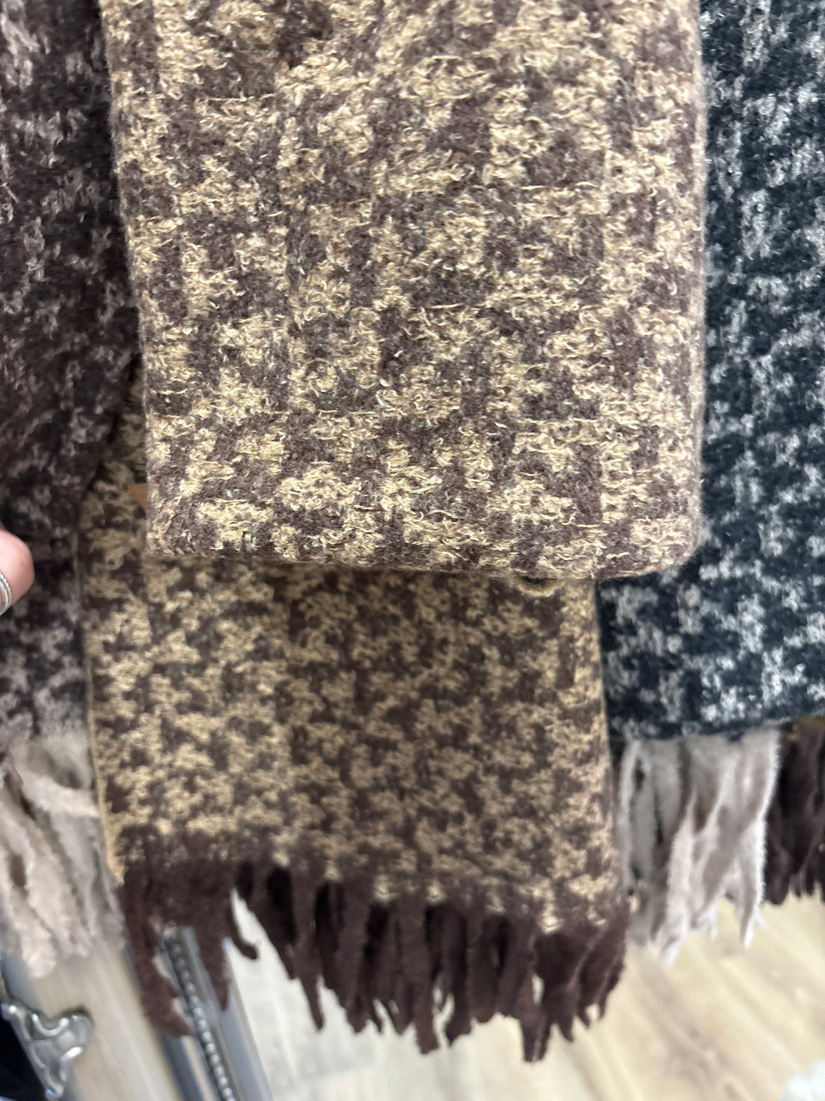 Supersoft, thick, wool blend Scarves.