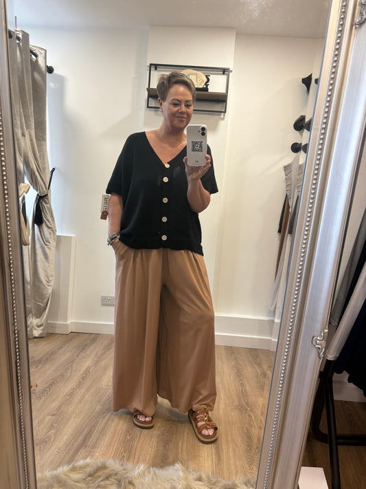 Jersey Palazzo Trousers