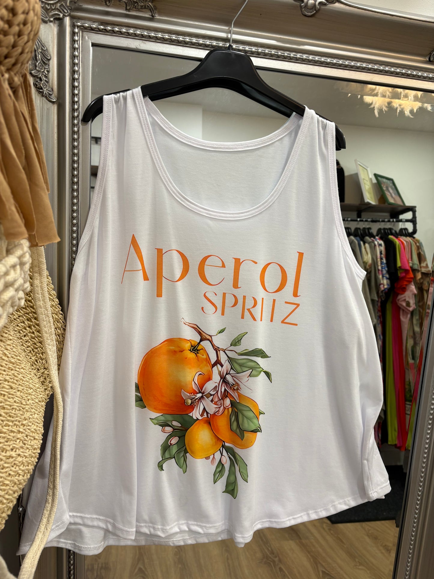 Mediterranean Print Vest Top