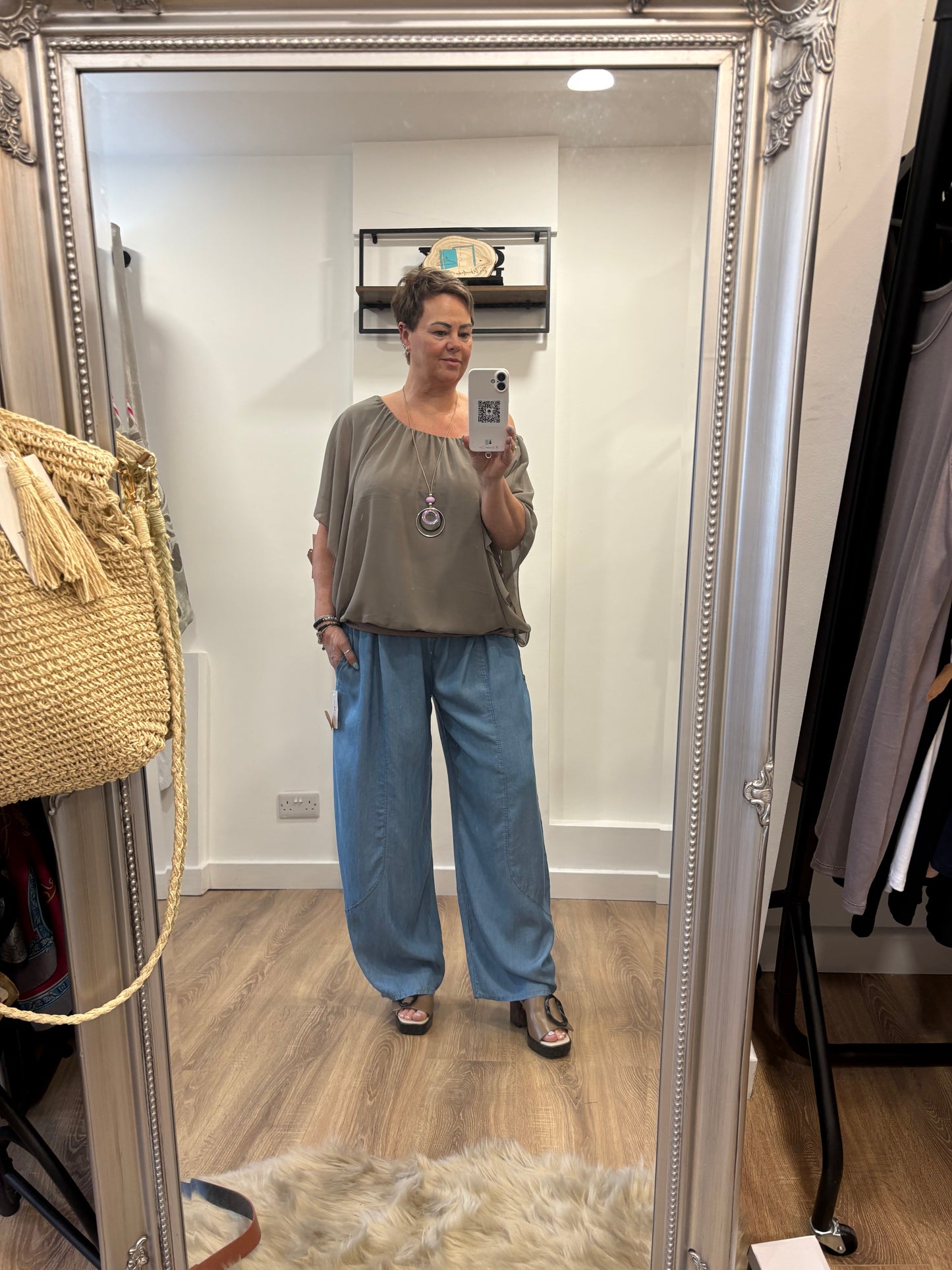 Lightweight, Balloon Fit, Denim Jogger