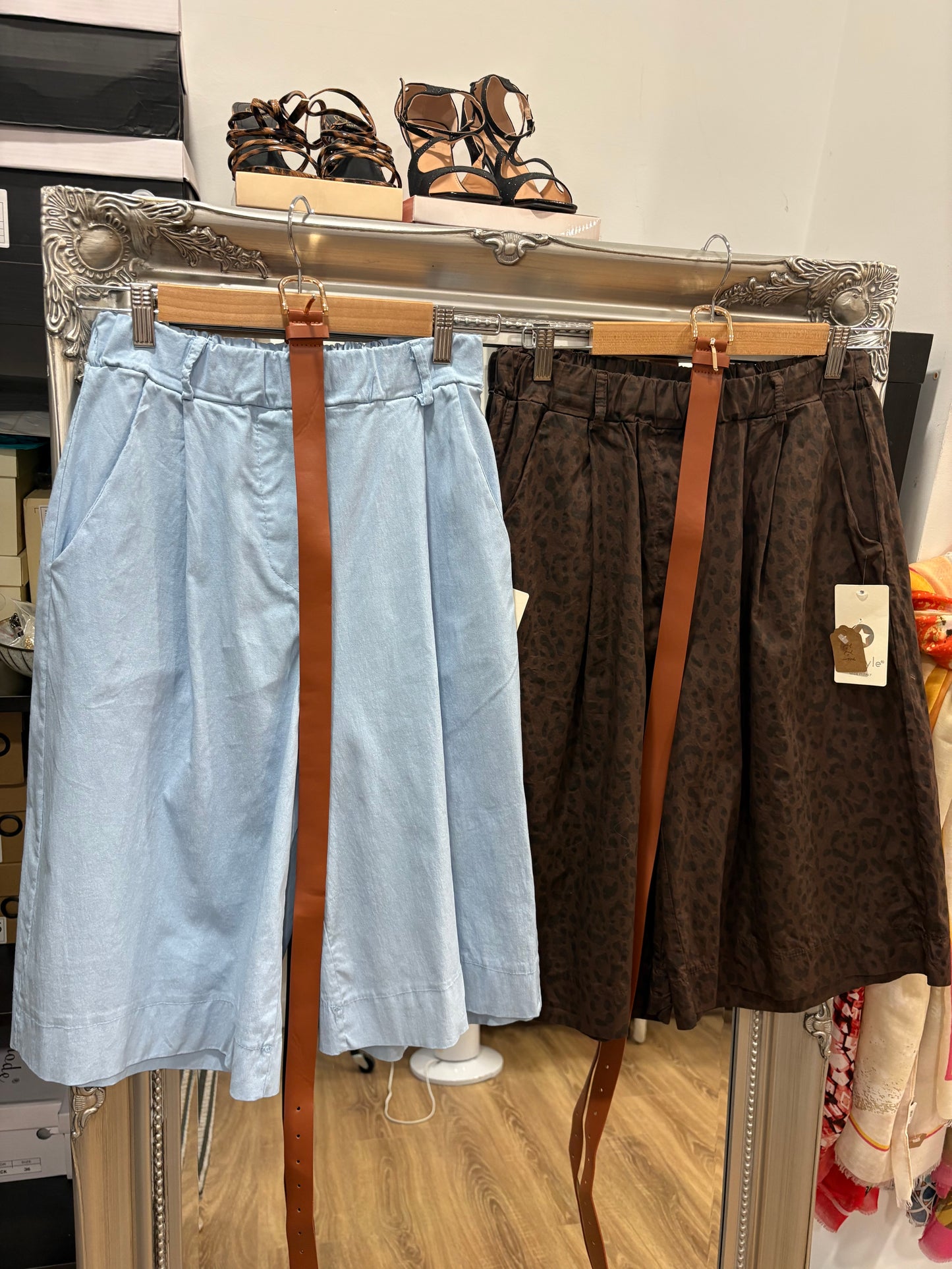 Belted Bermuda Shorts