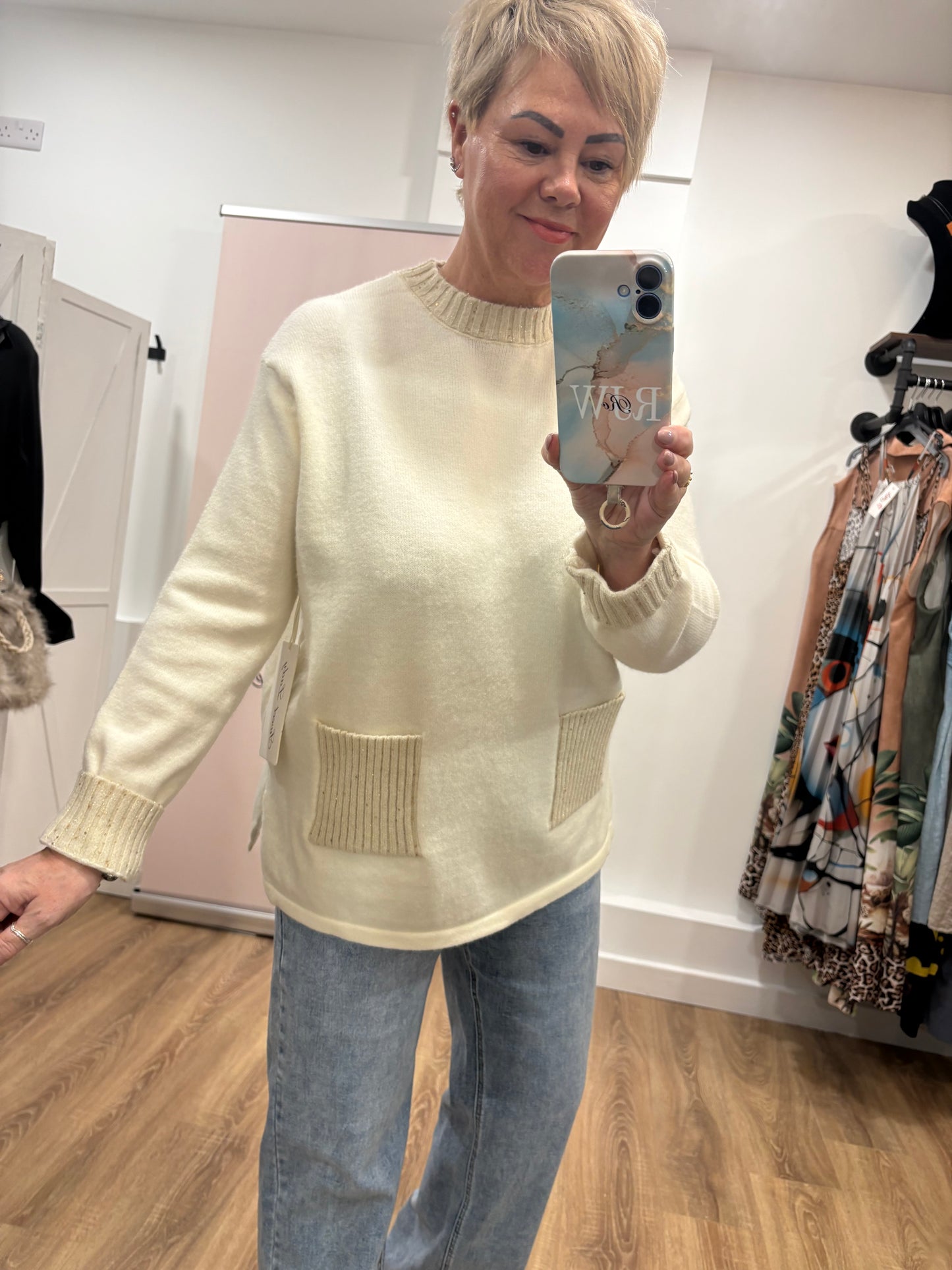 Glitter Edged Jumper