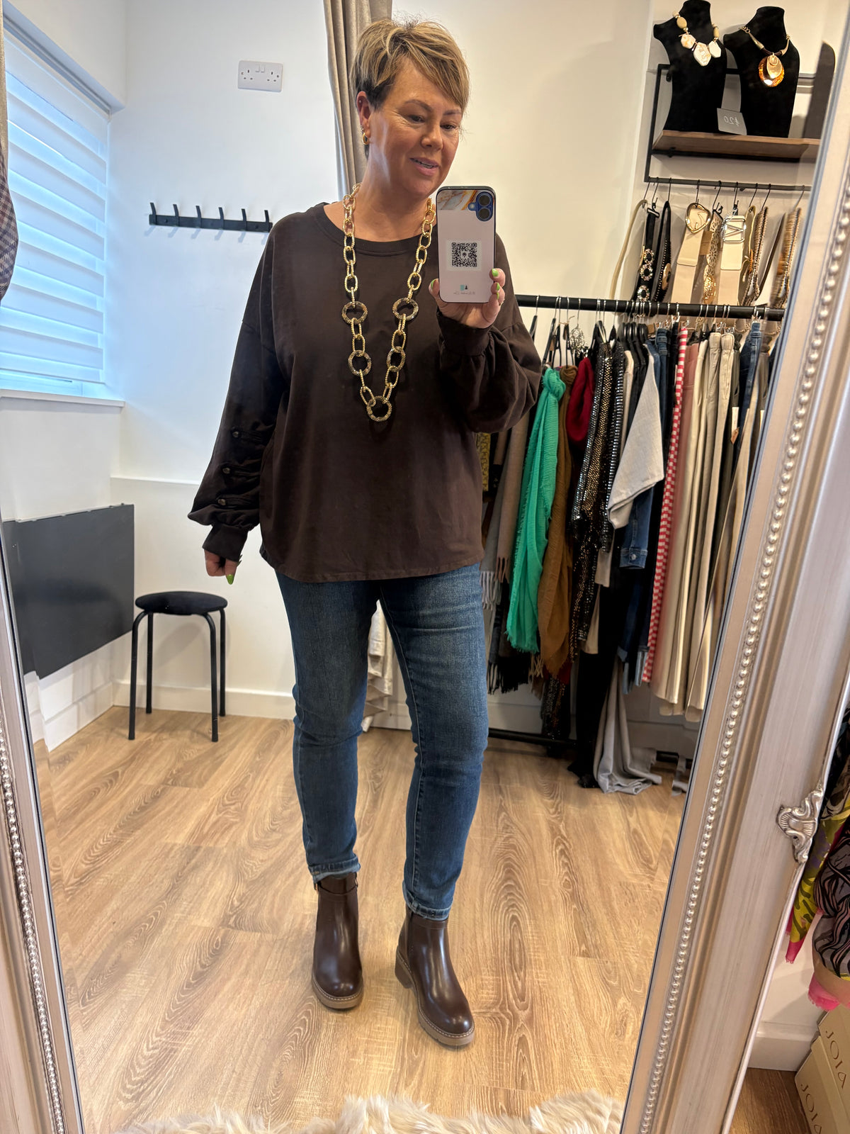 Military Sleeve Sweatshirt