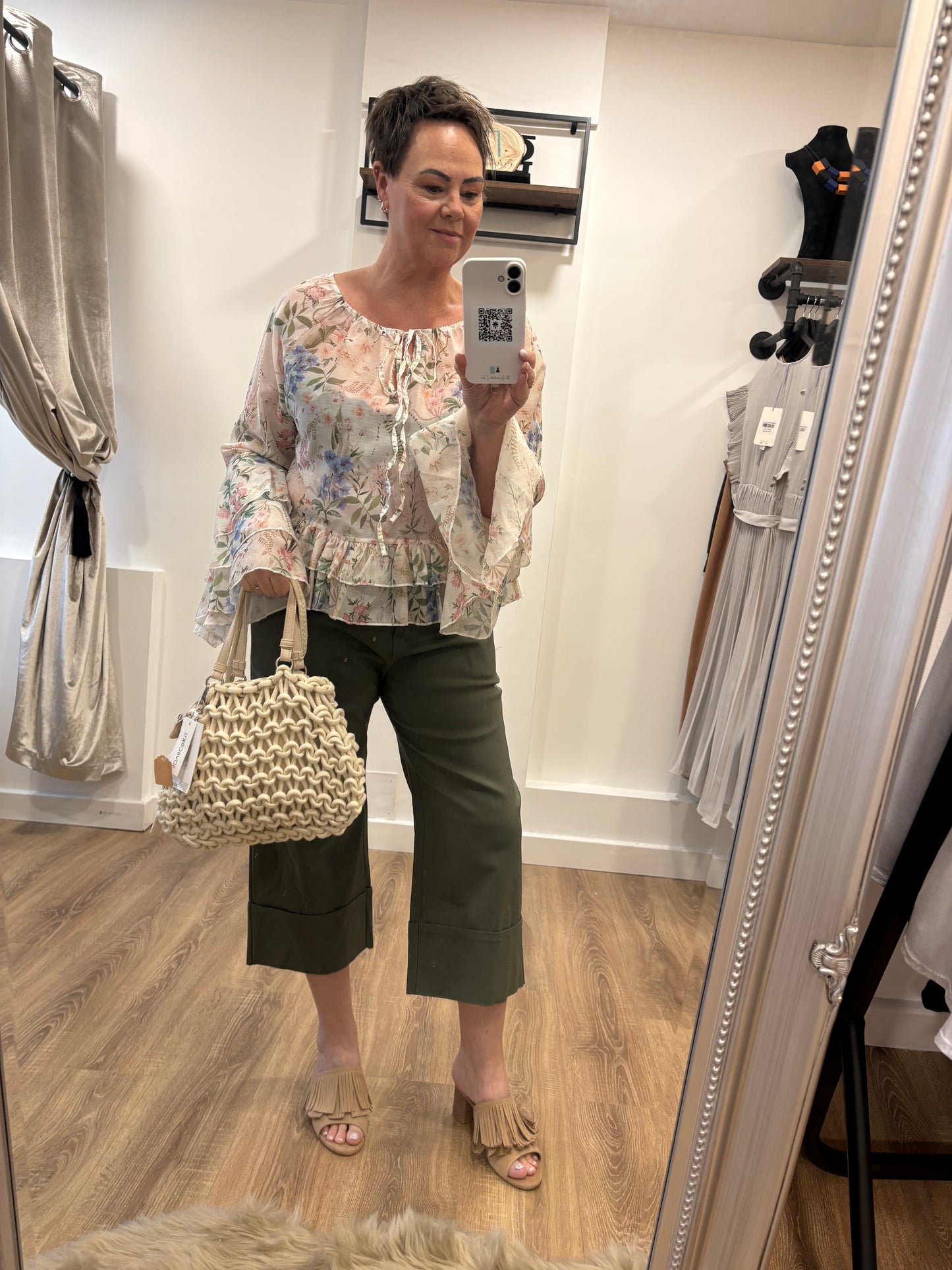 Floral Frill Blouse