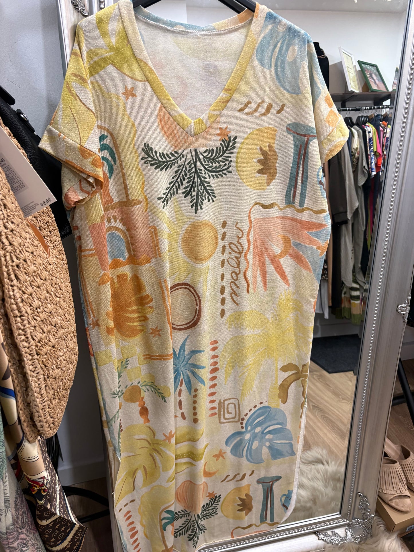 Shimmer Design Dress