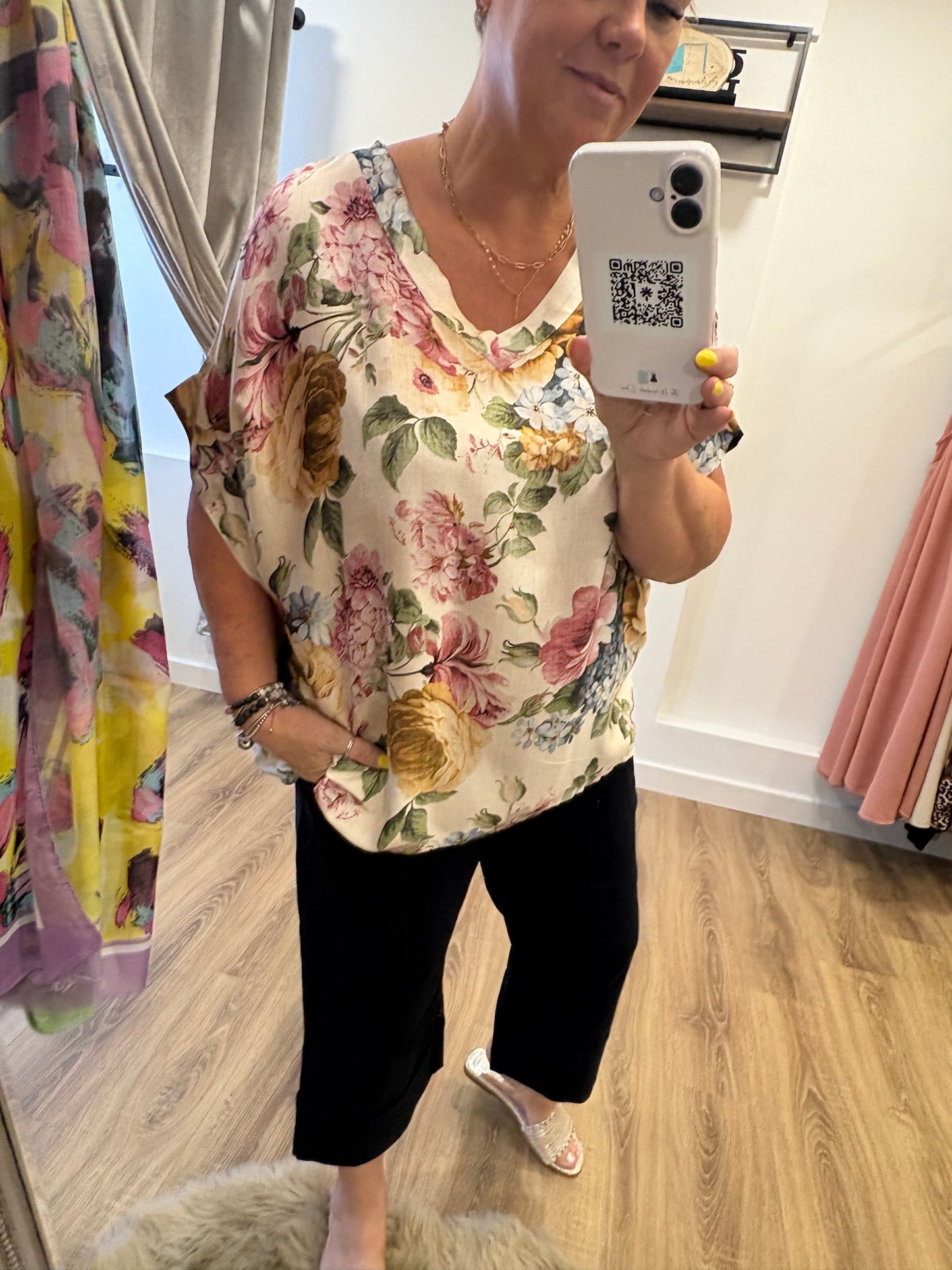 V Neck Design Blouse
