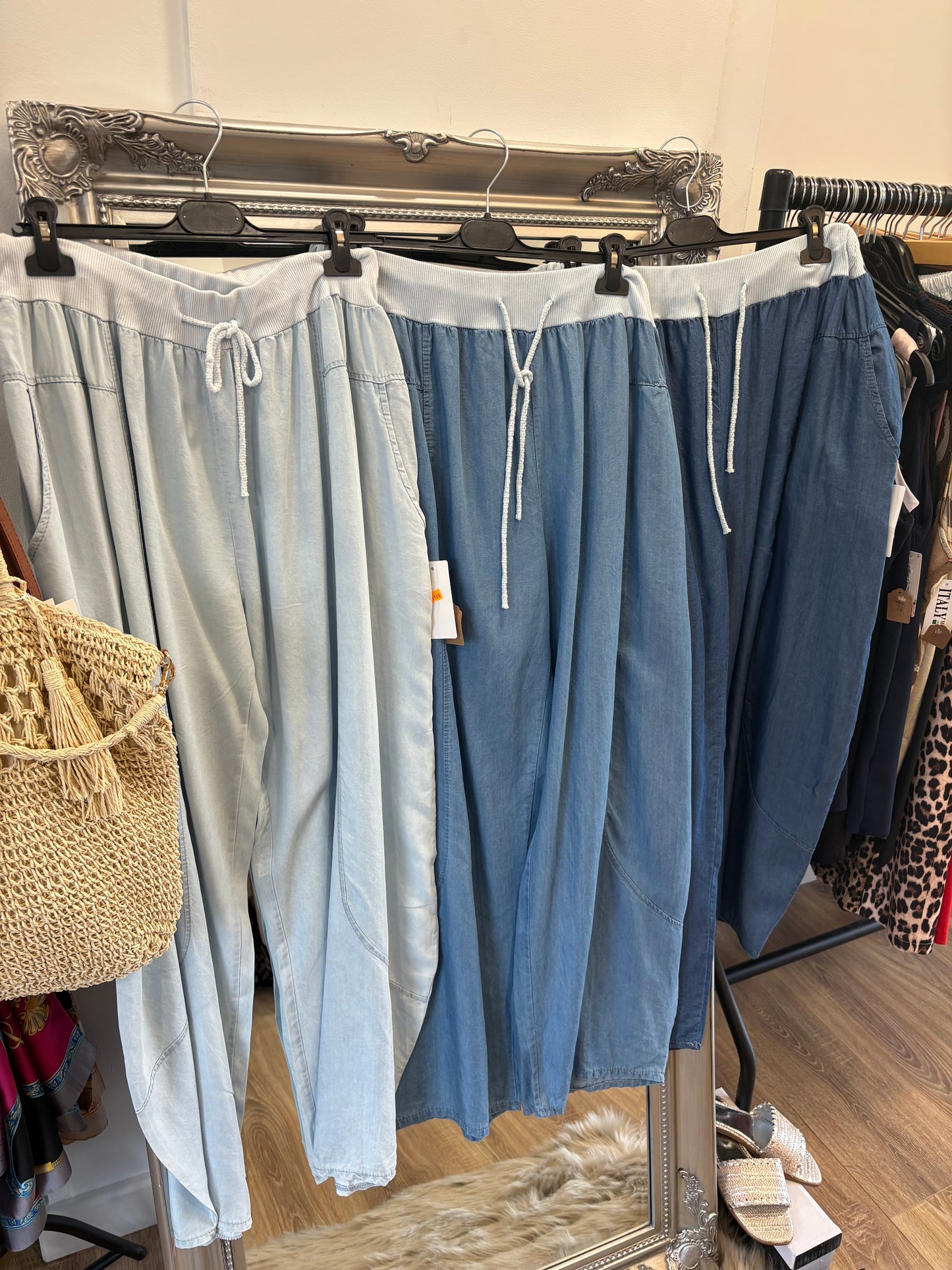 Lightweight, Balloon Fit, Denim Jogger