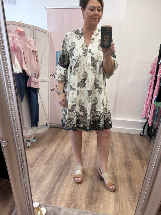 Paisley Smock Dress