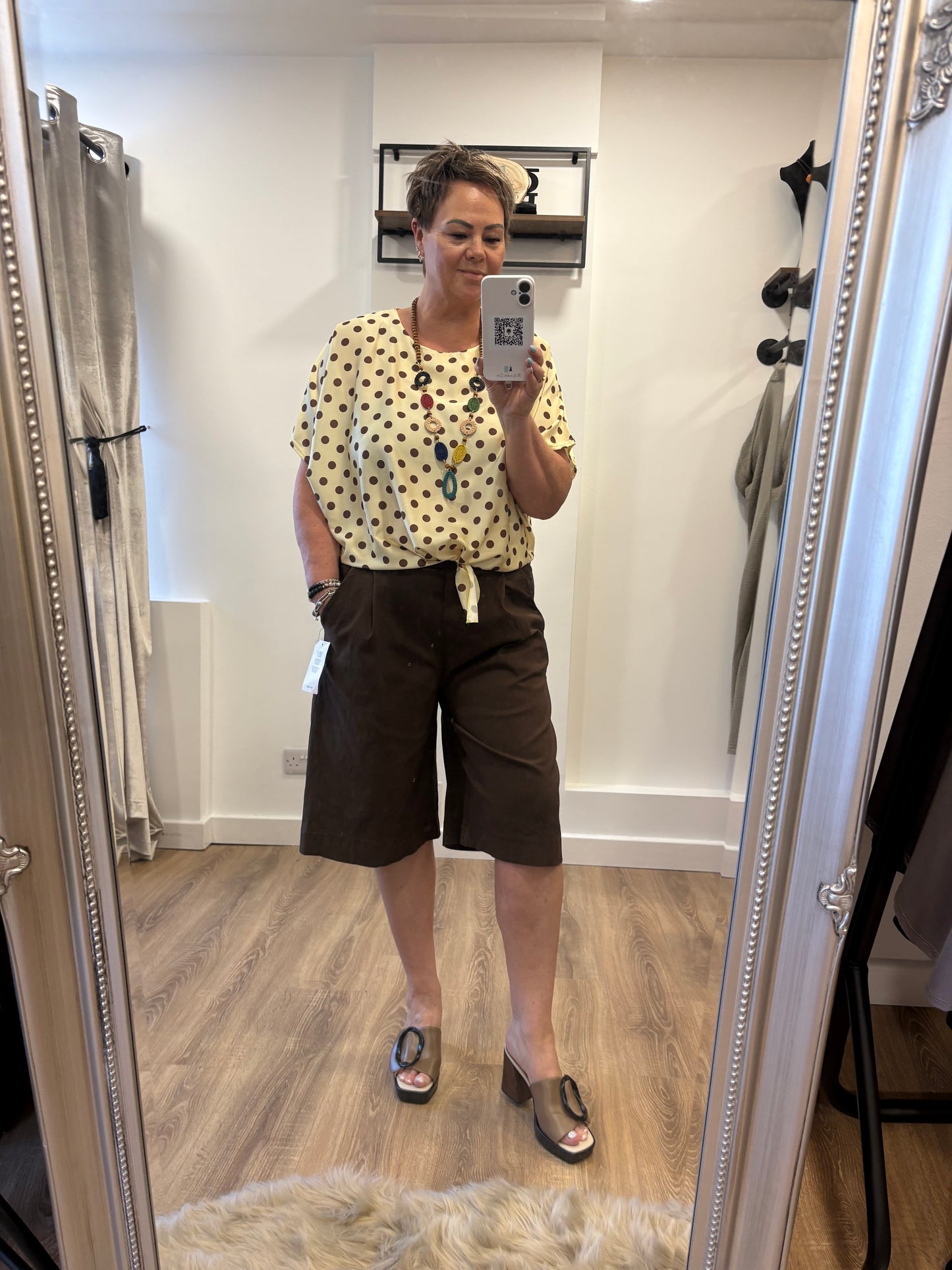 Belted Bermuda Shorts