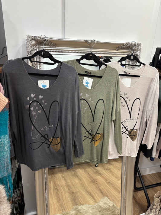 Lightweight Knit with Foil Design