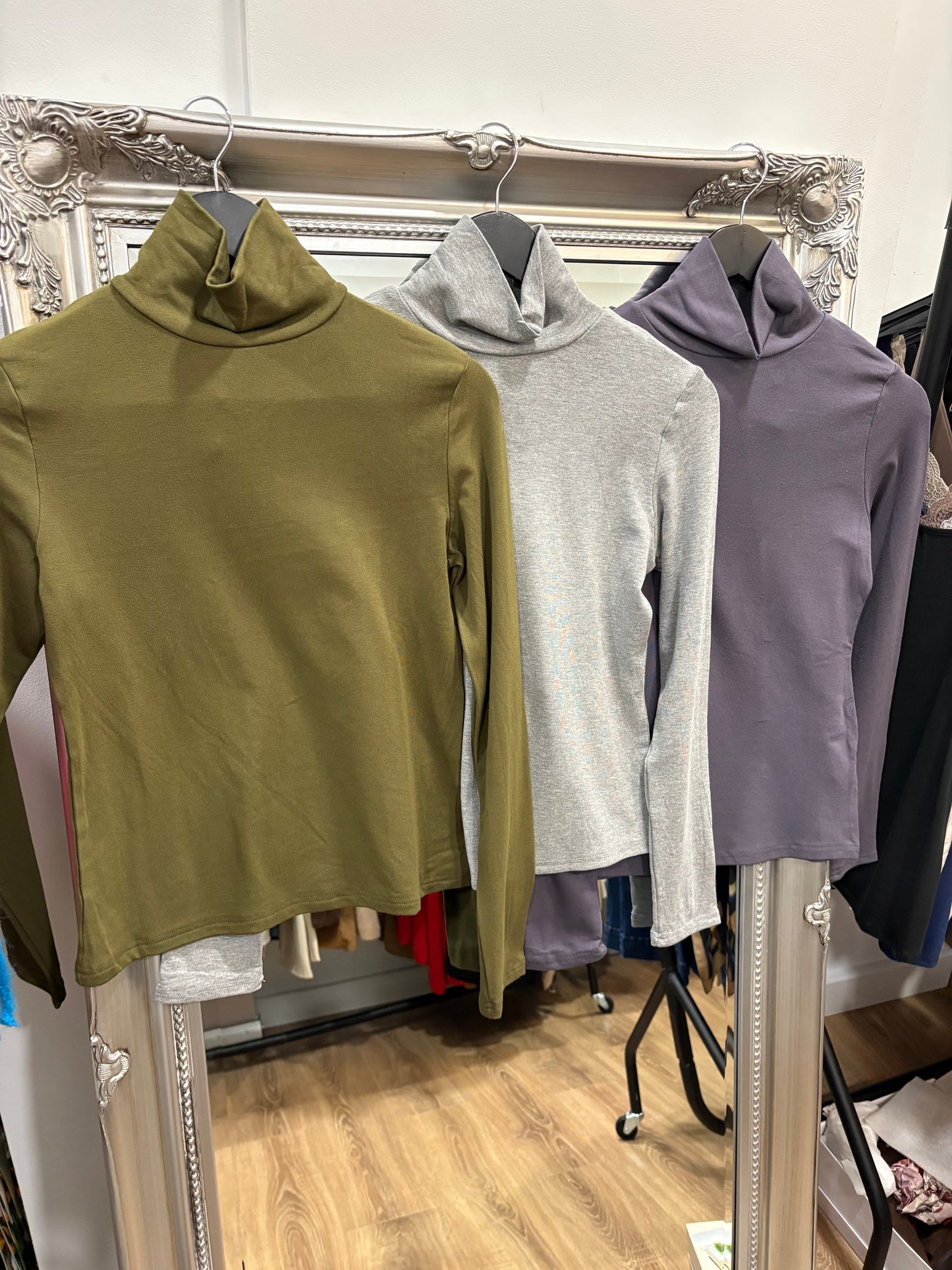 Polo Neck Layering Top