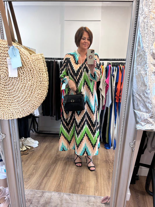 Zig Zag Maxi Dress.