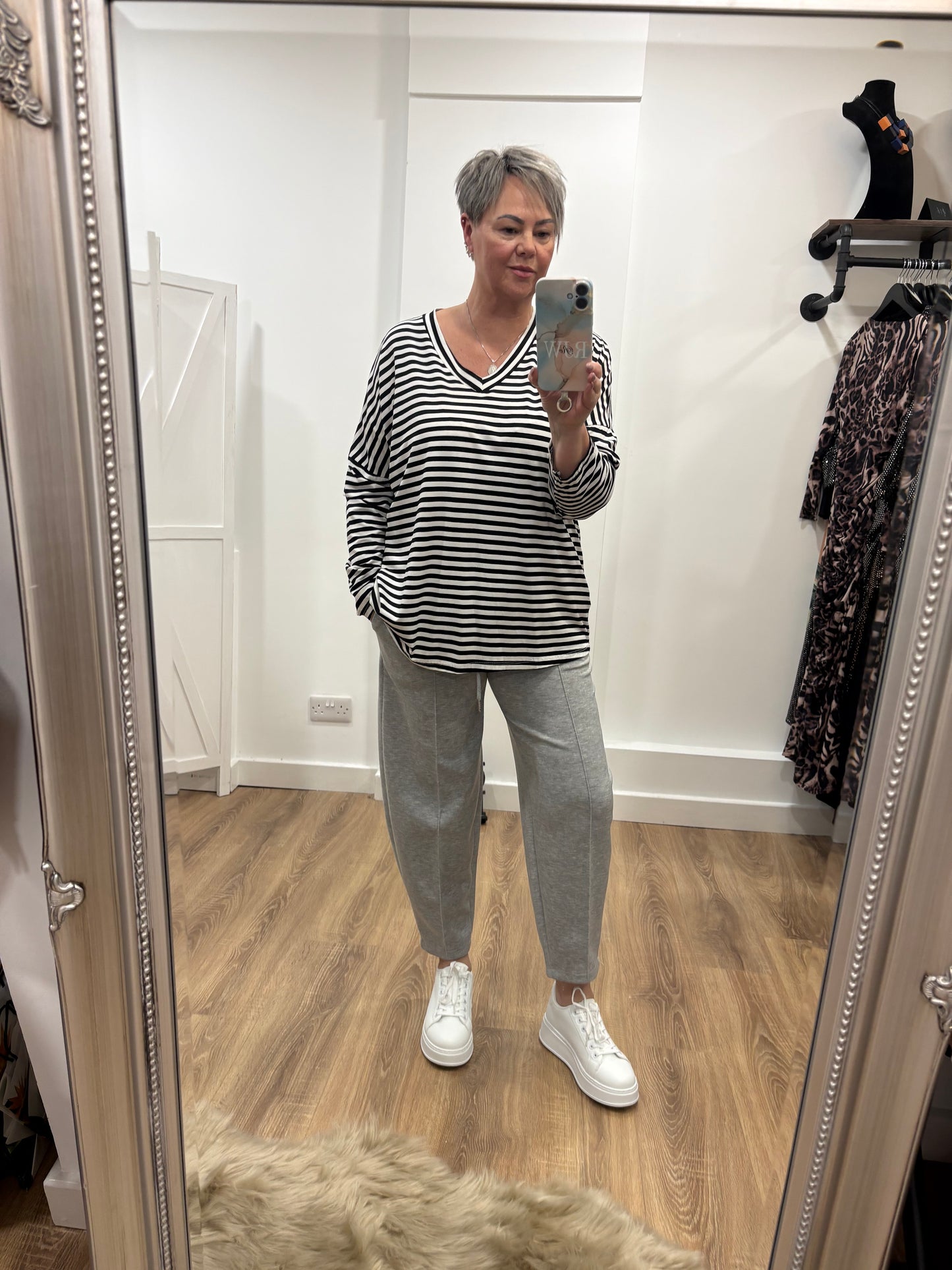 Long Sleeve Stripe T-shirt