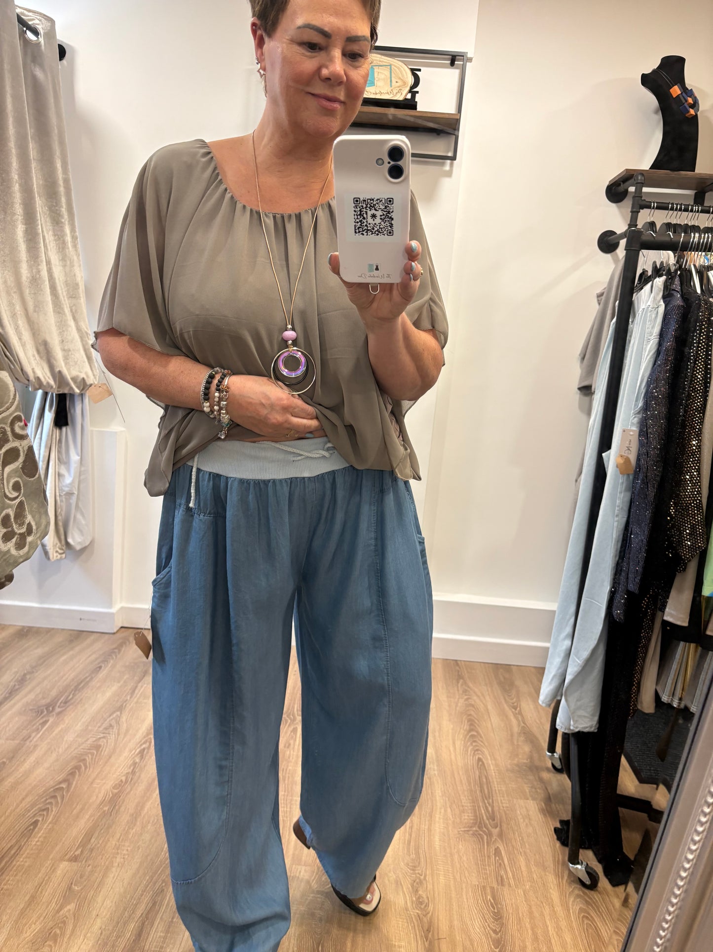 Lightweight, Balloon Fit, Denim Jogger