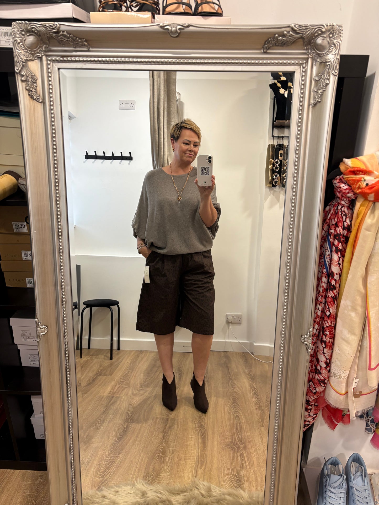 Belted Bermuda Shorts