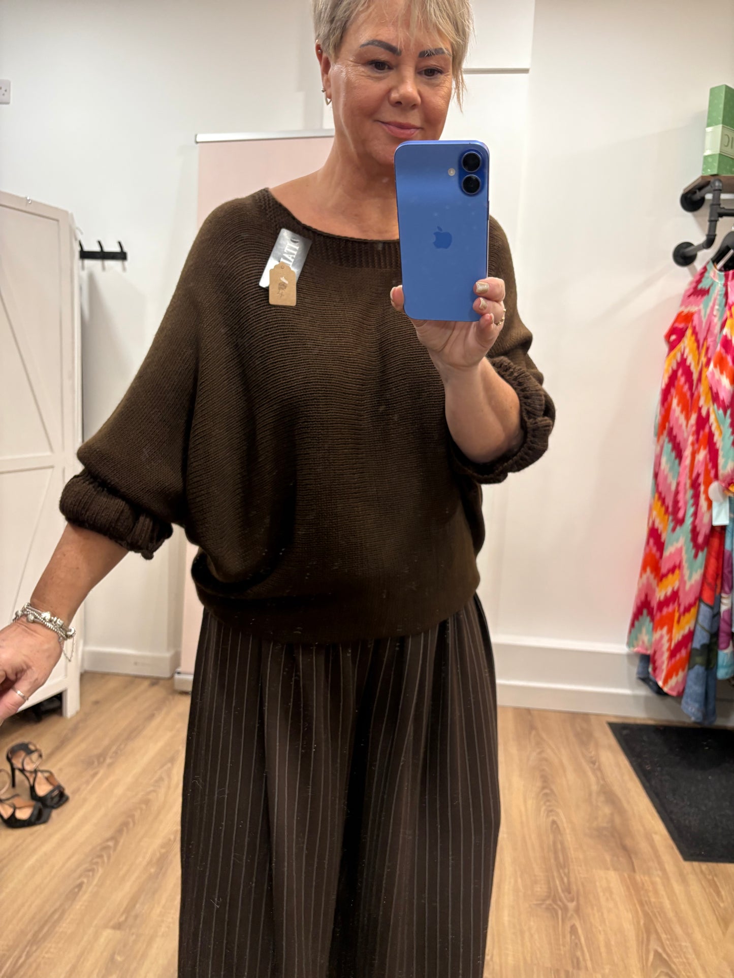 Lightweight Frill Sleeve Jumper