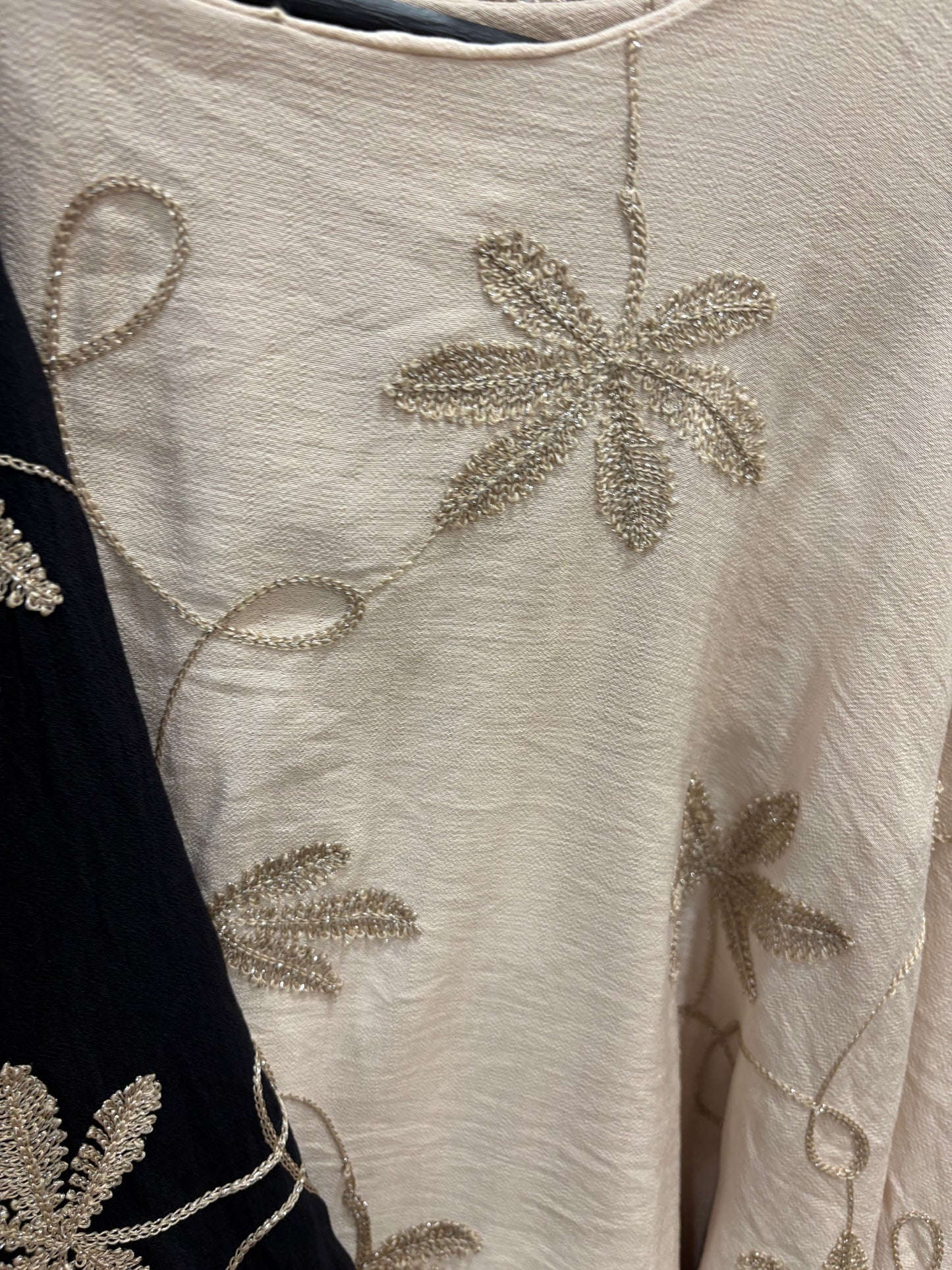 Gold Palm Tree Batwing Blouse