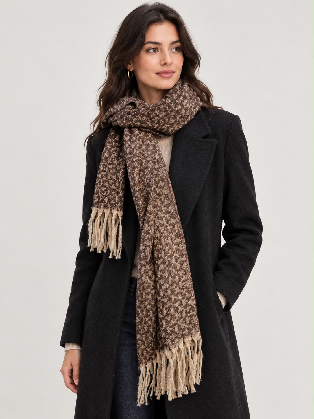 Supersoft, thick, wool blend Scarves.