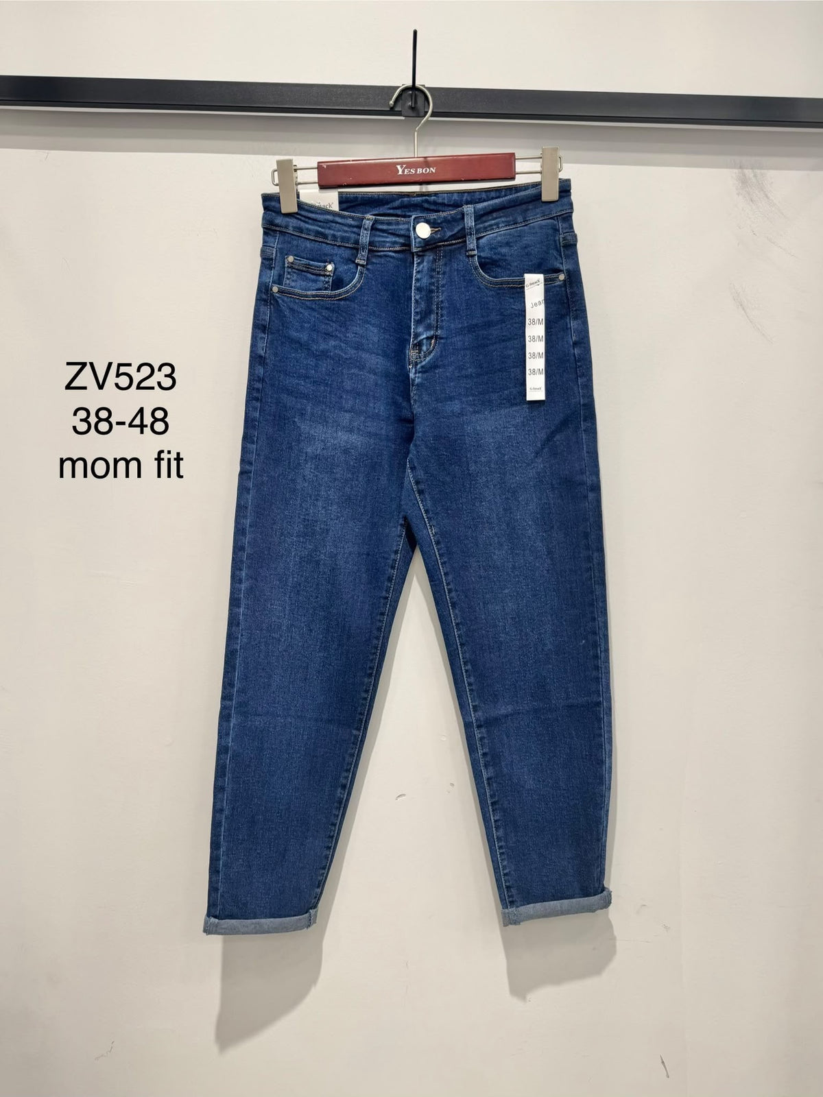 G Smack, Blue Denim Mom Jeans