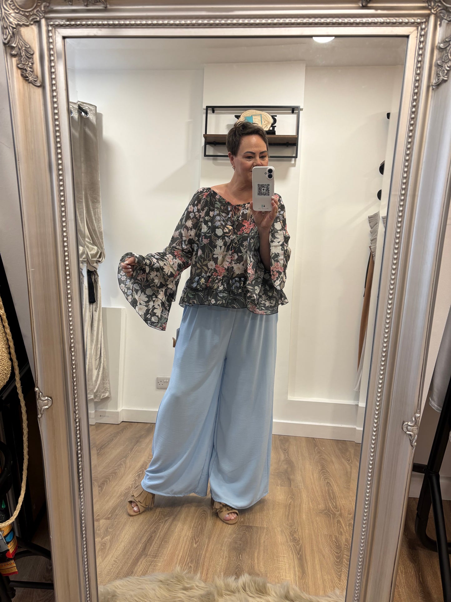 Floral Frill Blouse
