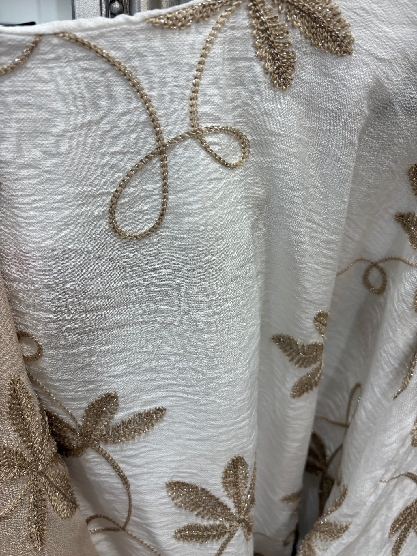 Gold Palm Tree Batwing Blouse