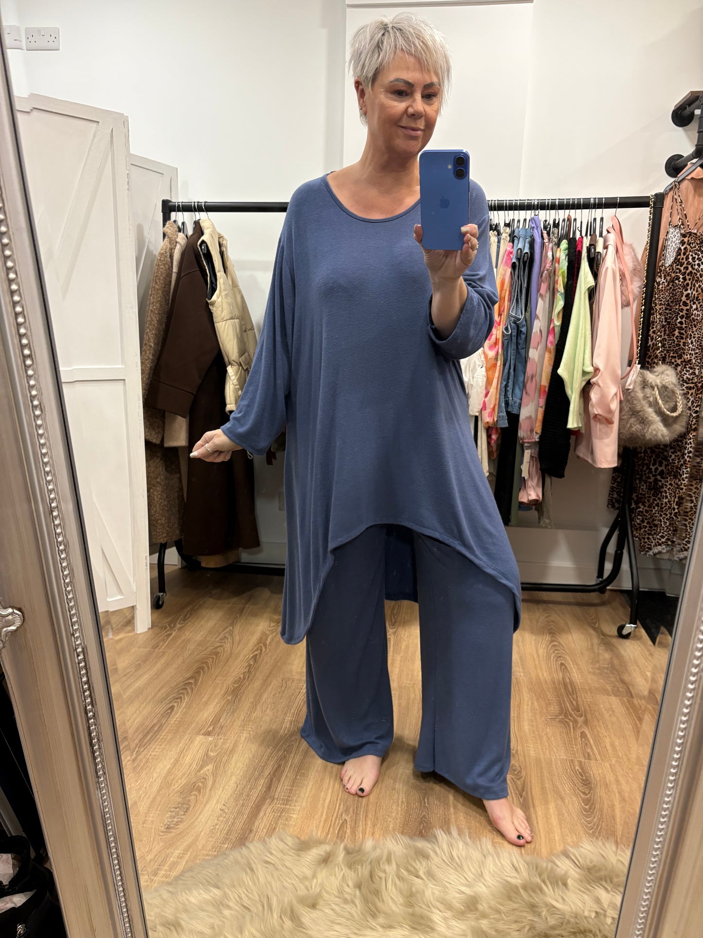 Wide Leg Loungewear Set