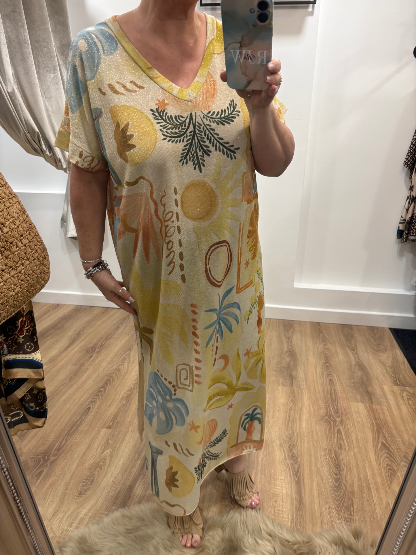 Shimmer Design Dress
