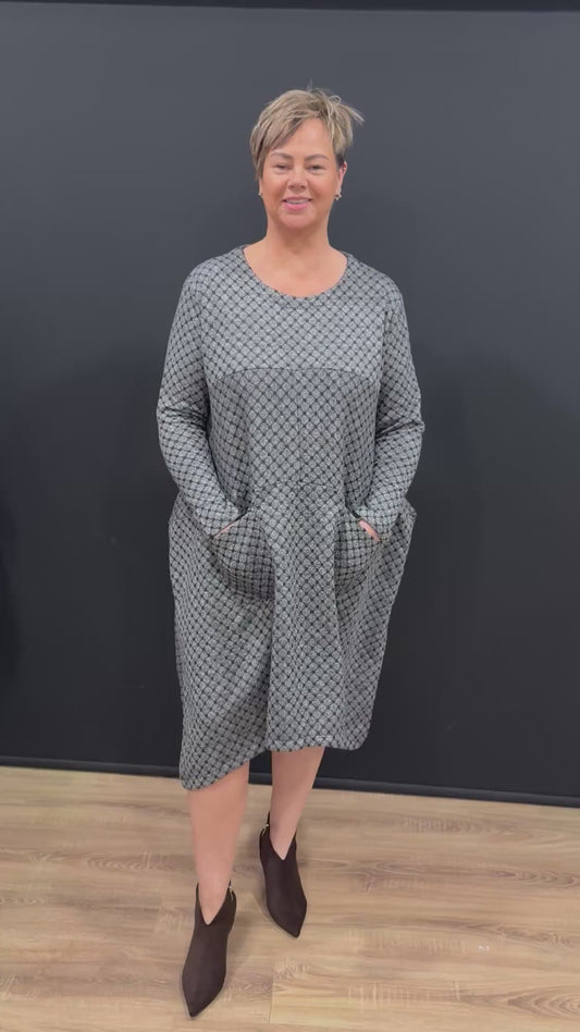 Pocket Front, Smock Dress
